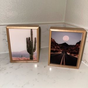 Mini Framed Western Art 3”x4”